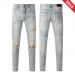 designer Mens Trousers Hombre Pants Trousers Biker Embroidery Ripped For Trend Fashion Jean Cargo Jeans High-quality_mkmklike.com