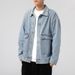 Autumn Winter New Men's Denim Jacket With Turn-down Collar, Loose Fit, Long Sleeve, Trendy Fashion Buttoned_mkmklike.com