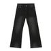 Retro Black-Grey Washed Denim Jeans – Classic American Vibe Straight-Leg Bell Bottom Pants (Mid-Rise, Non-Stretch, S-XL)_mkmklike.com
