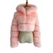 Women's Winter Thickened Artificial Fur Coat Short Jacket Fashion Large Size_mkmklike.com
