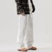 Shanggu Autumn White Jeans American Trendy Brand Hip Hop Wide Leg Loose Extended Men's Pants_mkmklike.com