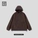 Autumn Winter High-Quality Patchwork Fleece Hooded Cotton Comfortable Versatile Fashionable Elegant Men's Casual Jacket_mkmklike.com