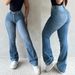 Women's High-Waisted Straight-Leg Jeans – Stretch Denim Pants (Slim Fit, Comfortable & Versatile For Spring/Summer, Office & Casual Wear)_mkmklike.com
