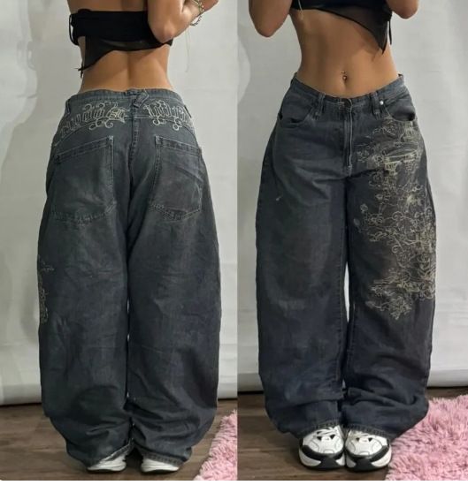 Women's Clothing Spring And Autumn New Style Washed High Waist Loose All Match Straight Floor Length Pants_mkmklike.com
