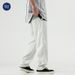 Pure Muqiu Clothing | Lyocell Ripped White Jeans Men's American Style Draped Loose Straight Casual Wide-Leg Pants_mkmklike.com