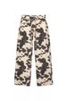Retro Cow Pattern Washed Jeans European American Style Loose Straight Pants for Men And Women Vintage Old Fashioned_mkmklike.com