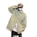 Autumn American Retro Washed Distressed High Street Brand Loose Unisex Denim Bomber Jacket For Men_mkmklike.com