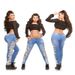 Russia Hot-Selling New European And American Sexy Lace Hollow-Out Denim Jeans For Women_mkmklike.com