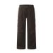 2025 New Men's Jeans Trendy Loose Flared Wide-Leg Casual Long Pants Draped Floor-Length Trousers_mkmklike.com