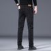 Men's Stretch Denim Jeans Classic Straight Leg Comfort Fit Trousers For Casual Daily Wear_mkmklike.com