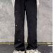 Men’s Straight-Leg Slim Fit Jeans – Classic Black Washed Denim Pants With Subtle Stretch, Urban & Casual Style_mkmklike.com