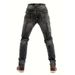 Denim Men's Slim Fake Zipper Splicing Black Jeans Motorcycle Retro Locomotive Riding Denim Men's Pants_mkmklike.com