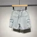 2025 Men's Denim Shorts, Spring, Summer, Slim Plus Size, Wide Leg, Five-piece Pants, Trendy Brand, American Style, Vintage_mkmklike.com