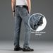 High Quality Stretch Straight Leg Men's Jeans Retro Casual Business Slim Fit Classic Trousers for Autumn_mkmklike.com