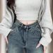 Vintage Jeans For Women Summer 2024 New Trendy Brand Slimming High Waist Flared Long Pants_mkmklike.com