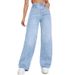 Women's Clothing New Jeans Women's Loose Straight Ladies_mkmklike.com