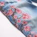 Men's Distressed Flare Jeans With Plum Blossom Embroidery – Vintage Streetwear Denim (Mid-Rise, Bootcut, 90% Cotton)_mkmklike.com