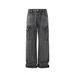Men's Clothing Workwear Straight Jeans Men's Spring Loose Casual Long Pants Korean Style Trendy Wide Leg Pants_mkmklike.com