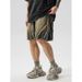 Men's Distressed Denim Shorts High Street American Retro Washed Loose Casual_mkmklike.com
