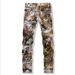 Men's Slim Fit Snakeskin Print Jeans Trendy Casual Straight Leg Trousers Mid Waist Cotton Long Pants_mkmklike.com
