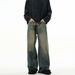 Vintage American Style Flared Jeans For Men And Women New Design Sense Distressed Loose Wide-Leg Straight Pants 2024_mkmklike.com
