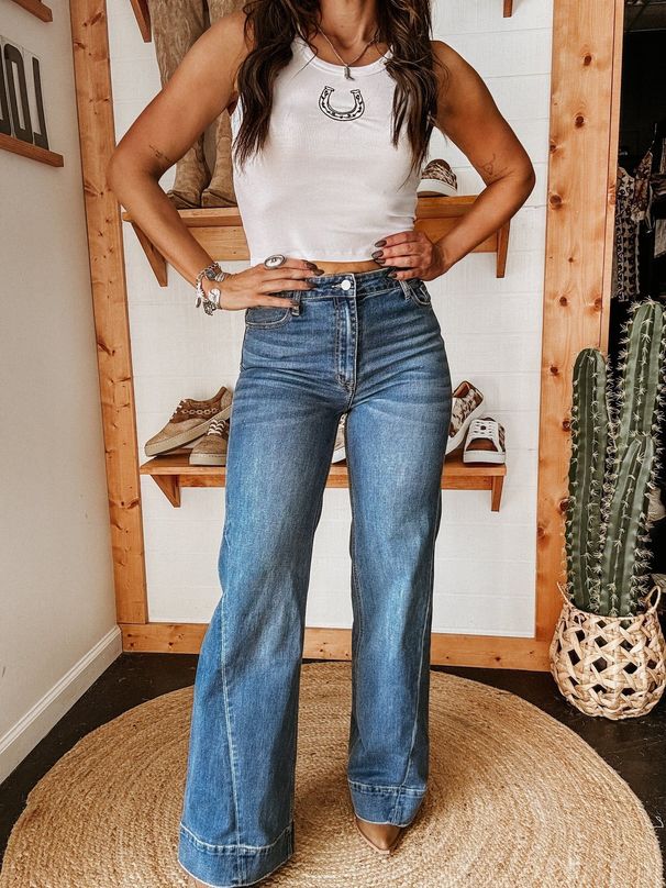 Autumn And Winter Women's Clothing New, Street Trend Version Of Elastic Straight Jeans_mkmklike.com