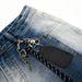 Gradient Color Washed Decorative Jeans Scimitar Pants Men's American Style Loose Lazy Relaxed Wide-Leg Trousers_mkmklike.com