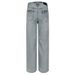 Men's Clothing Fashion All Match Loose Straight Jeans Men's Ripped Straight Pants_mkmklike.com