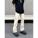 Nordmann Jeans Men American High Street Vibe Style Autumn Winter Trendy Loose Straight Versatile Casual Pants_mkmklike.com