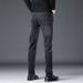 High-end Jeans Men's Autumn And Winter Velvet Slim-fitting Straight Elastic Casual Trousers New Fashion Men's Trousers_mkmklike.com