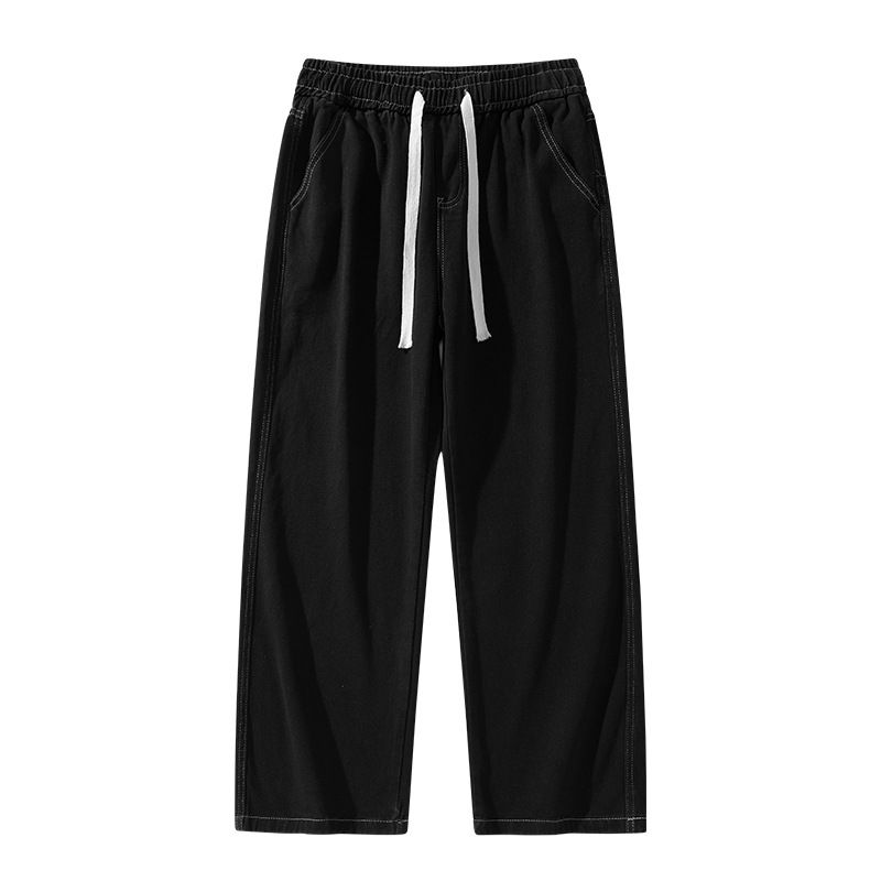 Men's Wide Leg Denim Jeans – Relaxed Straight Fit | Streetwear Essential With Oversized Silhouette_mkmklike.com