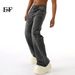 EF JEANS | 2024 New Washed Black Ash White Lightning Crack High Street Personality Jeans Trendy Men And Women_mkmklike.com