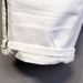 Men's Slim Fit Patchwork Denim Shorts Casual Streetwear 5 Inch Inseam Stretch Comfort Summer White And Black_mkmklike.com