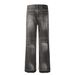 Men's Denim Trendy Punk Vintage Washed Frayed Loose Straight Casual Wide-Leg Dad Pants_mkmklike.com