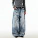 Men’s American Retro Whiskered Jeans – Relaxed Wide Leg Denim Pants | Vintage Washed Blue | Straight Fit Cotton Trousers_mkmklike.com