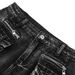Vibe Trendy Lace-Up Flared Cargo Jeans For Men Heavy-Duty Distressed Frayed Edge Deconstructed Patchwork Niche_mkmklike.com