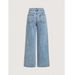 Women's Stretch Denim Jeans – Straight Leg, Washed Blue With Beaded Embellishments (XS-XXXXXL)_mkmklike.com