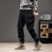 2024 New Pure Black Pants Men's Simple And Thin Plus Size Jeans Men's Xintang Denim Men's Clothing_mkmklike.com