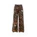 Men's Camo Workwear Jeans - Oversized Military Denim Pants With Distressed Details (Camo, S-XXL)_mkmklike.com