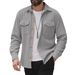 Cross-Border European And American New Stand Collar Button Cardigan Long Sleeve Casual Fashion Solid Color Versatile_mkmklike.com