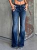 Cross-Border New American Retro Hot Girl Flared Pants Versatile Stretch Slim Fit Slimming Jeans For Women_mkmklike.com