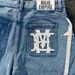Men's Clothing Retro Printed Denim Shorts Men's High Street Design Straight Pants Loose Versatile Shorts Trend_mkmklike.com