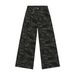 Men's Clothing Autumn Retro High Street Camouflage Straight Wide Leg Jeans_mkmklike.com