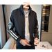 Color-Block Baseball Korean Style Trendy Men's Casual Coat 2024 New Spring And Autumn Fashion Brand Patchwork Jacket_mkmklike.com