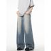 American High Street Trendy Brand Flip-flop Reverse Jeans Men And Women Ruffian Handsome Street European And American Retro Niche Design Trousers_mkmklike.com