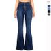 European and American foreign trade cross border supply 2024 spring and summer new high waist elastic flared jeans for women_mkmklike.com