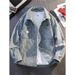 Men's Trendy Loose Fit Denim Jacket Spring Autumn 2025 New Style Stylish Paisley Design With Lapel_mkmklike.com