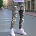 Retro Style Slim Fit Men's Blue Ripped Jeans High Quality Stretch Heavy Duty European American Casual Mid Waist Long Trousers_mkmklike.com