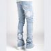 "Men's Slim Fit Stretch Denim Jeans - Classic Straight Leg, Mid Rise, Comfortable & Stylish For Casual Wear (Multiple Sizes 28-40)"_mkmklike.com