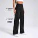 Women's Wide Leg Jeans Trendy High Waist Stretch Denim Pants For Work & Casual (Sizes 25-32, Black Wash)_mkmklike.com